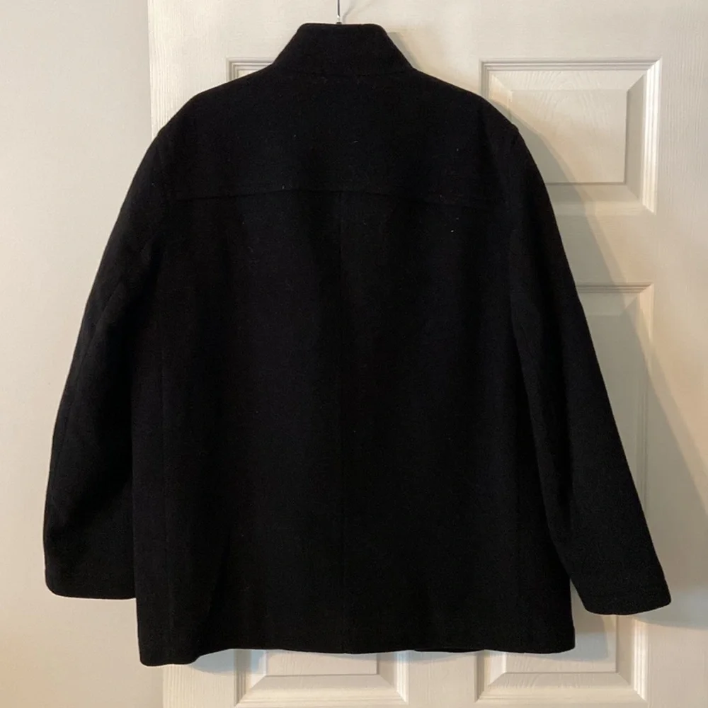 Nautica Man Wool 67% 12 % cashmere 21 Naylon Coat long 31 bust 44” - Picture 4 of 12